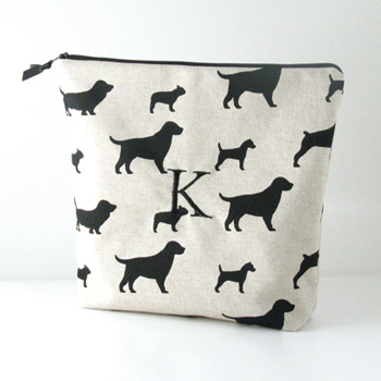 personalized printed cotton lingerie bag